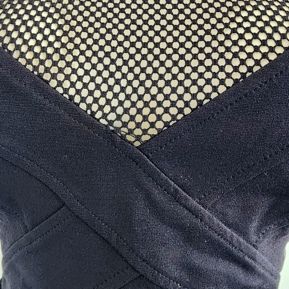 Guess Sexy Mesh Top and Skirt | Black | Large - Picture 3 of 7